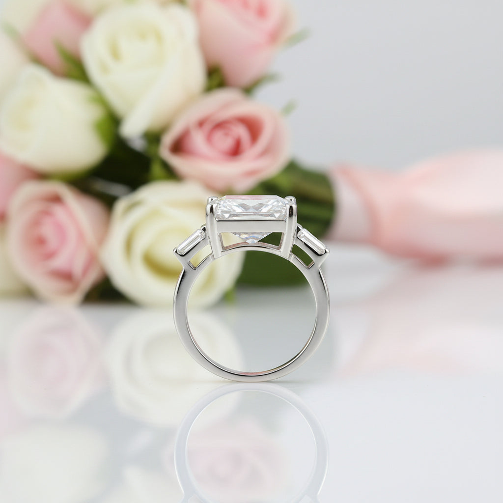 Radiant Cut Diamond Option Luxury Engagement Ring-Black Diamonds New York