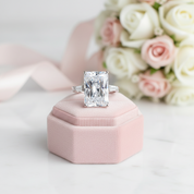 Radiant Cut Diamond Option Luxury Engagement Ring-Black Diamonds New York