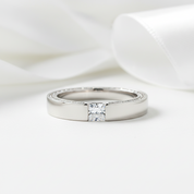 Princess Cut and Round Diamond Option Eternity Band-Black Diamonds New York
