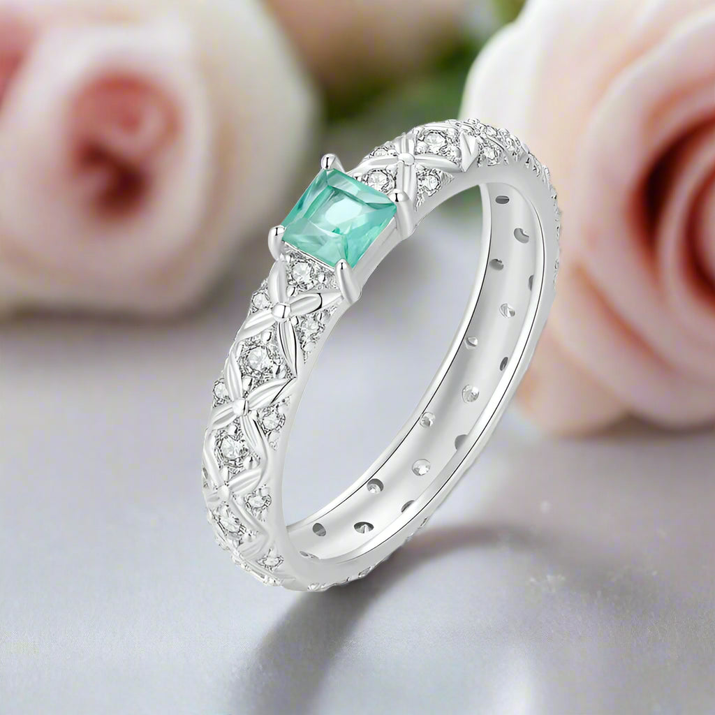 Princess Cut Diamond Intricate Wedding Band-Black Diamonds New York