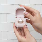 Products 14K Yellow Gold 4.5ct Asscher Cut Diamond Option Ring Set-Black Diamonds New York