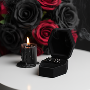 Punk Black Diamond Spider Earrings-Black Diamonds New York