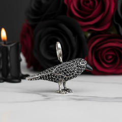 Punk Black Diamond Option Raven Pave Pendant