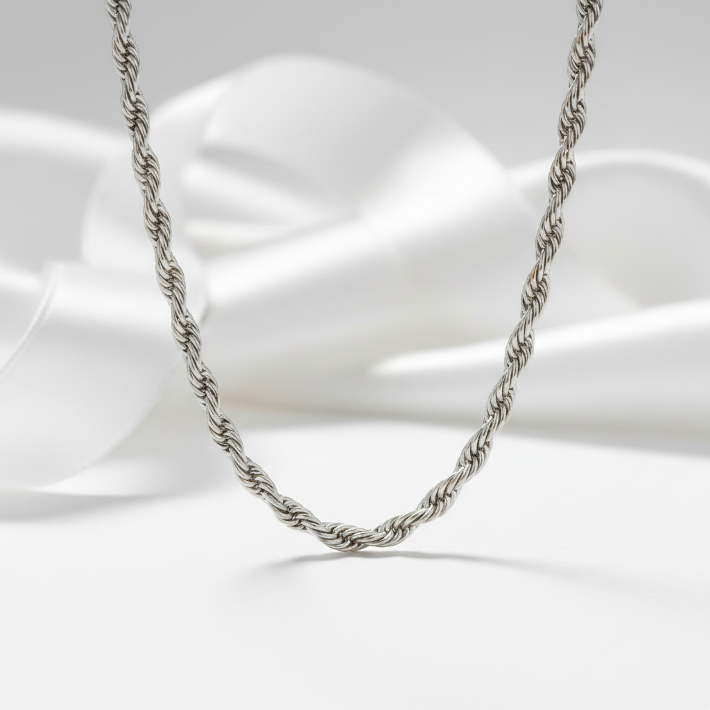 Punk Karma Wheel Wire-Cable Necklace-Black Diamonds New York