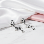 Punk Retro Cross Pendant-Black Diamonds New York