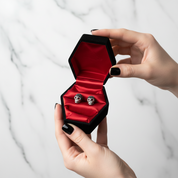 Punk Skull Diamond Stud Earrings-Black Diamonds New York