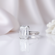 Radiant Cut Diamond Option Engagement Ring-Black Diamonds New York