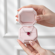 Red Diamond Little Devil & Angel Necklace-Black Diamonds New York