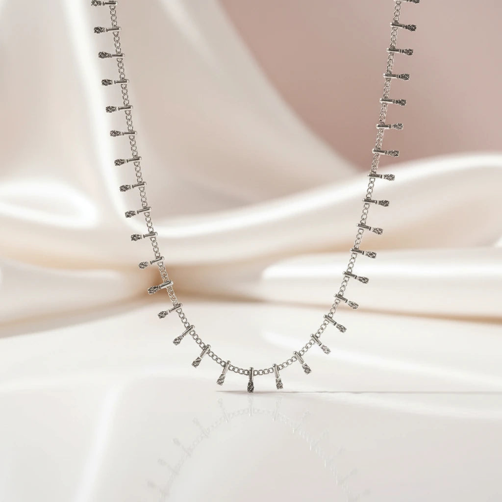 Rhinestone Women's Waist Chain-Black Diamonds New York