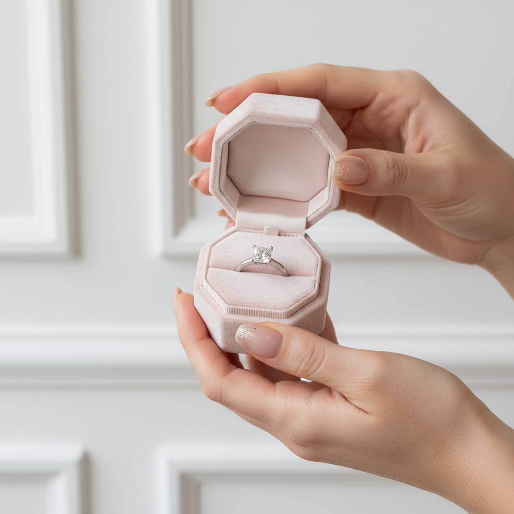 2 Carat Princess Cut Diamond Classic Engagement Ring