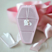 Cute Squirrel Necklace-Black Diamonds New York