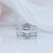 Gorgeous Diamond Women's Wedding Band Enhancer-Black Diamonds New York