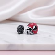Black Skull and Helmet Gothic DIY Charm-Black Diamonds New York