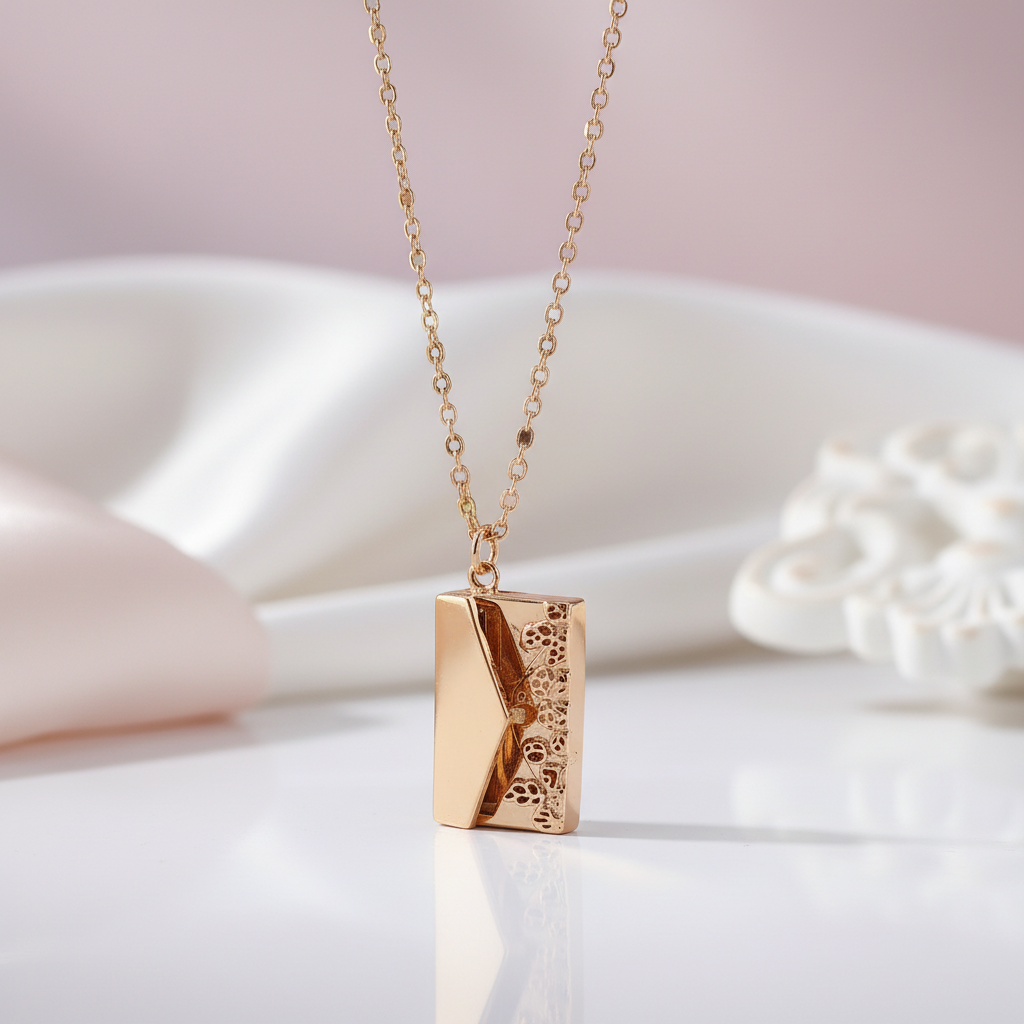 Engraved Openable Book Locket Necklace-Black Diamonds New York