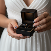 Black Polished Tungsten Men's Wedding Band-Black Diamonds New York