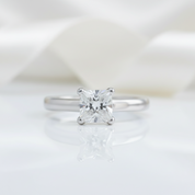 2 Carat Princess Cut Diamond Classic Engagement Ring
