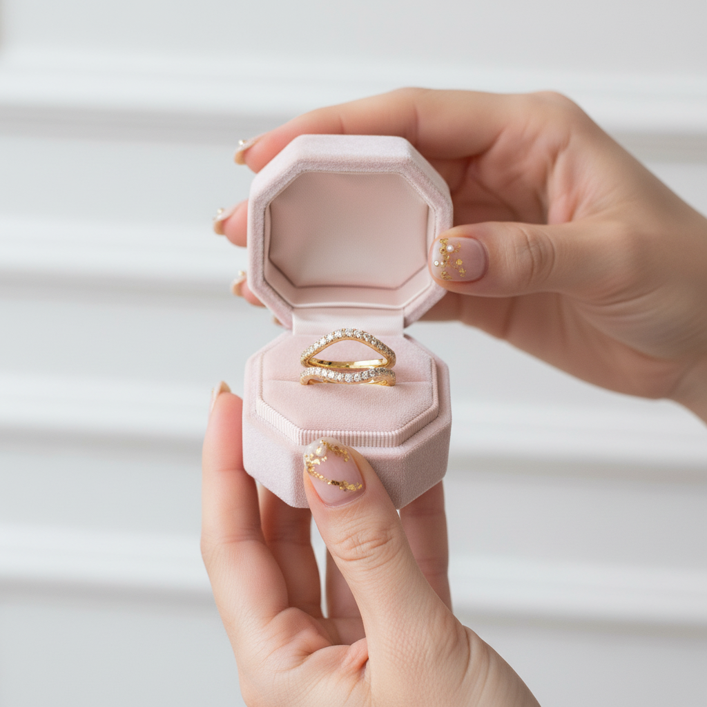 Round Cut Diamond Curved Enhancer Wedding Band-Black Diamonds New York