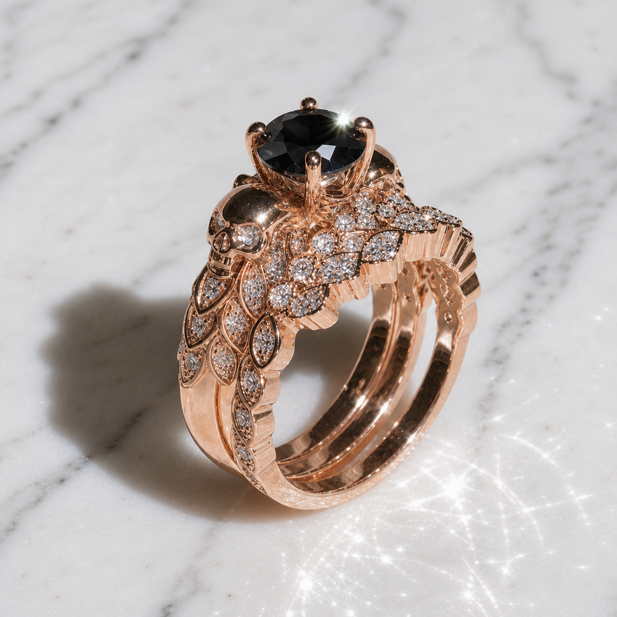 BDNY You're My Forever reference-gauge v1 approved 2026-08-11 | Rose Gold Black angle 1 | rose-gold-black-canonical-angle-1-reference-gauge-v1.png