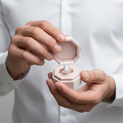 Rose Gold Classic 3.5ct Oval Cut Wedding Ring Set-Black Diamonds New York