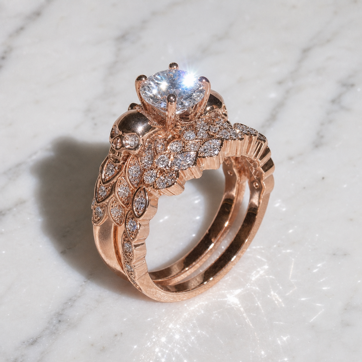 BDNY You're My Forever reference-gauge v1 approved 2026-08-11 | Rose Gold Clear angle 1 | rose-gold-clear-diamond-alt-angle-1-checkpoint.png