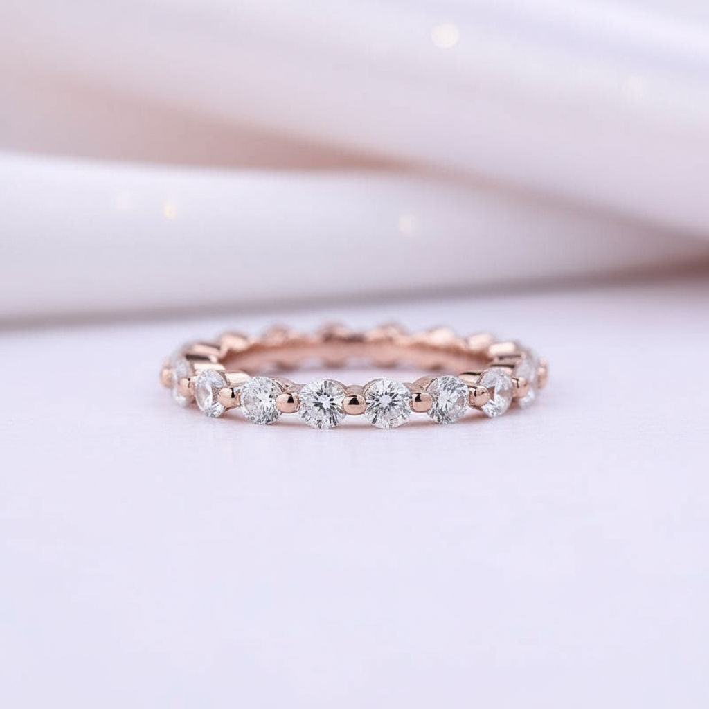 Rose Gold Oval Cut Simulated Diamond 3Pcs Wedding Ring Set-Black Diamonds New York