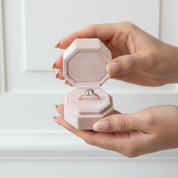 Rose Gold Round Cut Grey Diamond Option Engagement Ring-Black Diamonds New York
