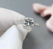 Round Cut 1-2 Carat Diamond Engagement Ring-Black Diamonds New York