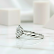 Round Cut 1-3 Carat Diamond Engagement Ring-Black Diamonds New York