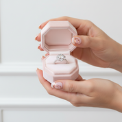 Round Cut Crackling Diamond Engagement Ring-Black Diamonds New York