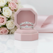 Round Cut Diamond Option Enhancer Wedding Band-Black Diamonds New York