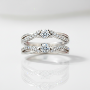 Round Cut Diamond Option Enhancer Wedding Band-Black Diamonds New York