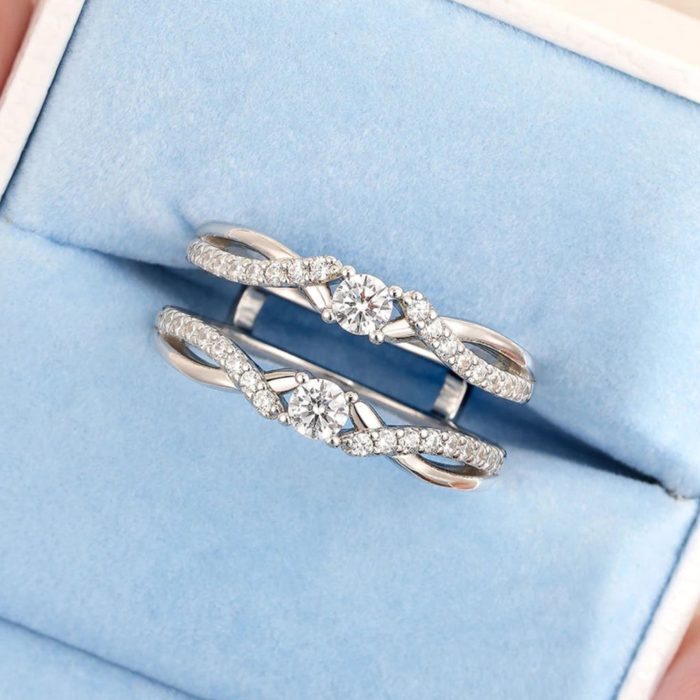 Round Cut Diamond Enhancer Wedding Band-Black Diamonds New York