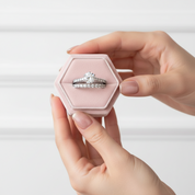 2.5 ct Round Cut Diamond Rose Gold Engagement Ring Set-Black Diamonds New York