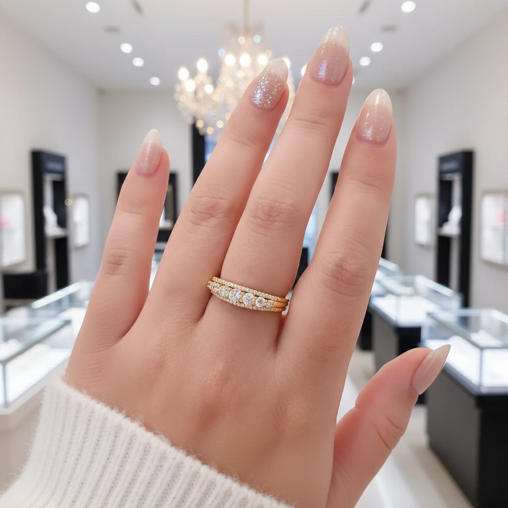 Round Cut Diamond Women's Wedding Band-Black Diamonds New York