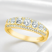 Round Cut Diamond Women's Wedding Band-Black Diamonds New York