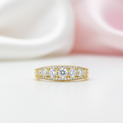 Round Cut Diamond Option Women's Wedding Band-Black Diamonds New York