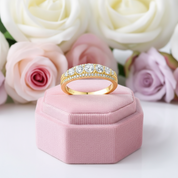 Round Cut Diamond Women's Wedding Band-Black Diamonds New York