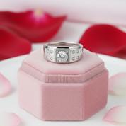 Round Cut Men's Wedding Ring-Black Diamonds New York