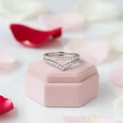 Round Cut Diamond Classic Stackable Wedding Ring Band-Black Diamonds New York