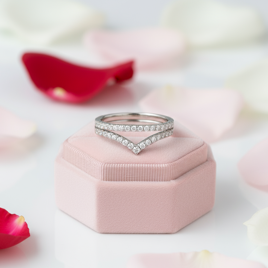 Round Cut Diamond Classic Stackable Wedding Ring Band-Black Diamonds New York