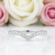 Round Cut Diamond Classic Stackable Wedding Ring Band-Black Diamonds New York