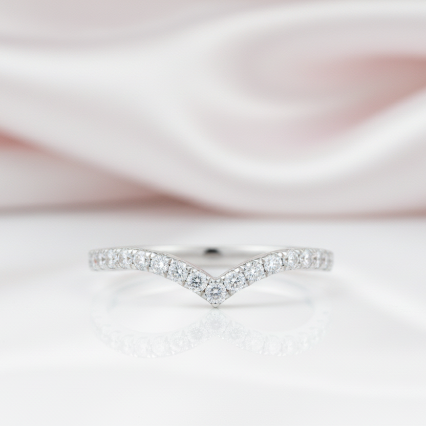 Round Cut Diamond Option Classic Stackable Wedding Ring Band-Black Diamonds New York