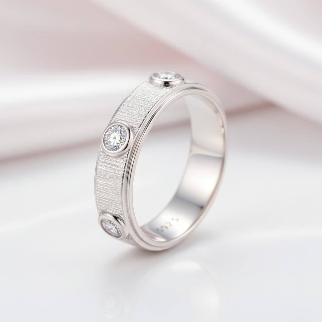 Round Cut Diamond Option Eternity Love Wedding Band-Black Diamonds New York
