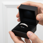 Round Cut Diamond Solid Gold Men's Ring-Black Diamonds New York