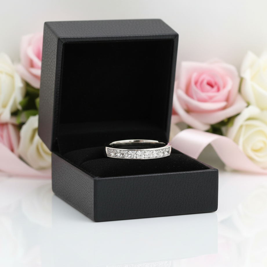 Round Cut Diamond Option Solid Gold Men's Ring-Black Diamonds New York