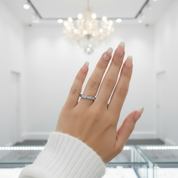 Round Cut Diamond Wedding Ring-Black Diamonds New York