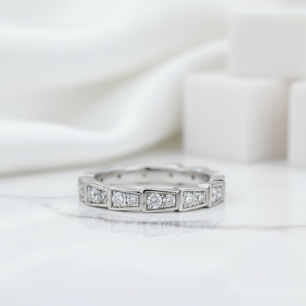 Round Cut Diamond Wedding Ring-Black Diamonds New York