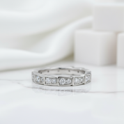 Round Cut Diamond Wedding Ring-Black Diamonds New York