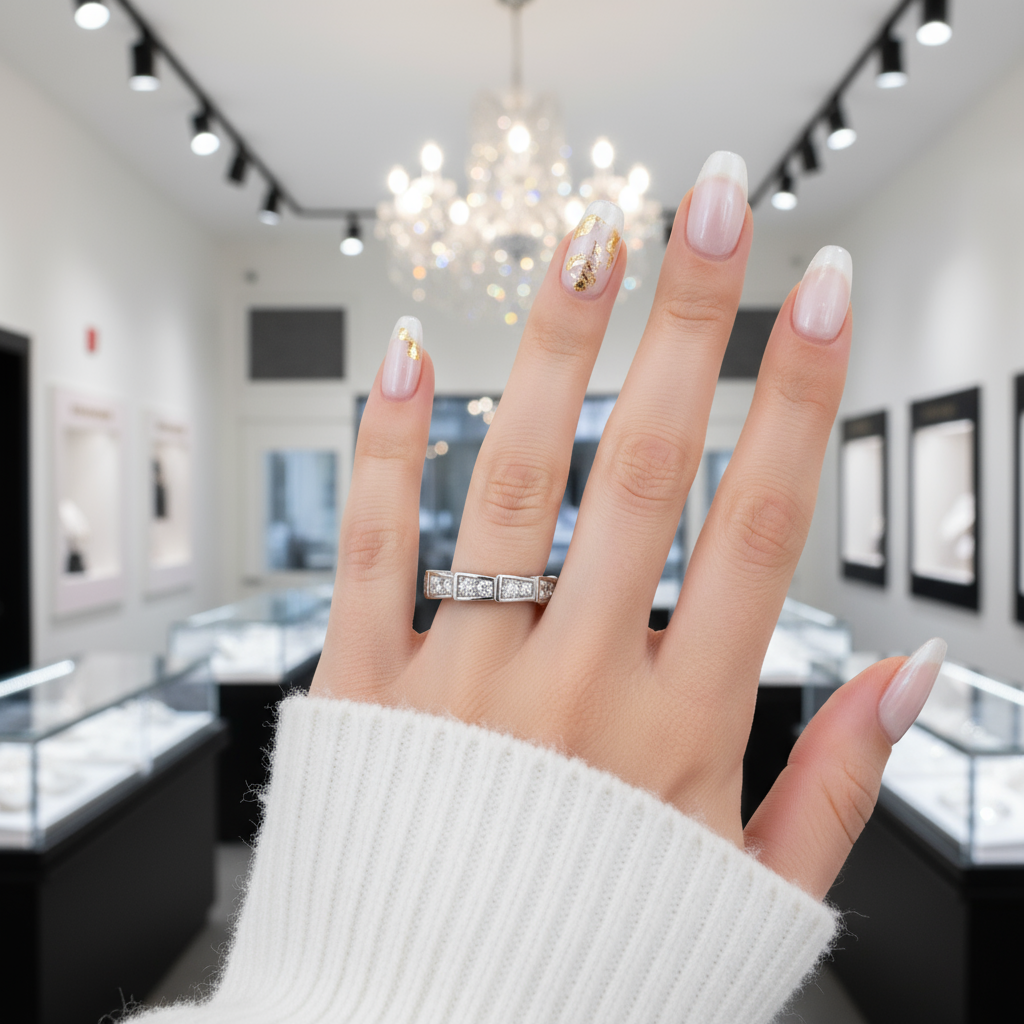 Round Cut Diamond Wedding Ring-Black Diamonds New York