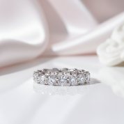 Round Cut Wedding Ring Band for Anniversary-Black Diamonds New York